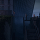 Ellie walks across a plank while Joel and Tess look on in The Last of Us Part 1.